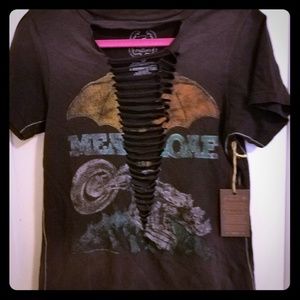 FINAL SALETRUNK LTD/MEATLOAF GRAPHIC BAND TEE NWT.